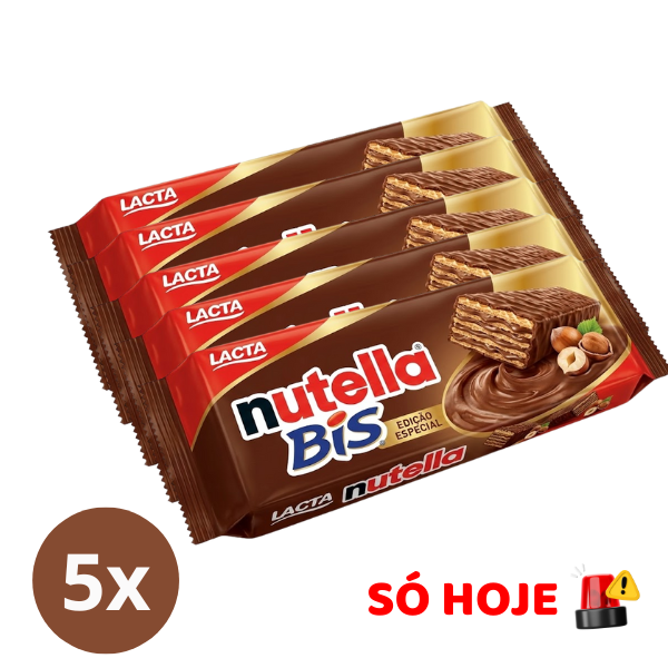 Kit 5 Bis Nutella – Edição Especial